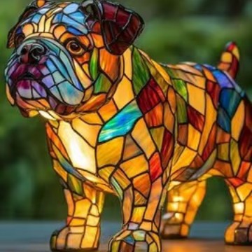 Glowing Dog Lamp
