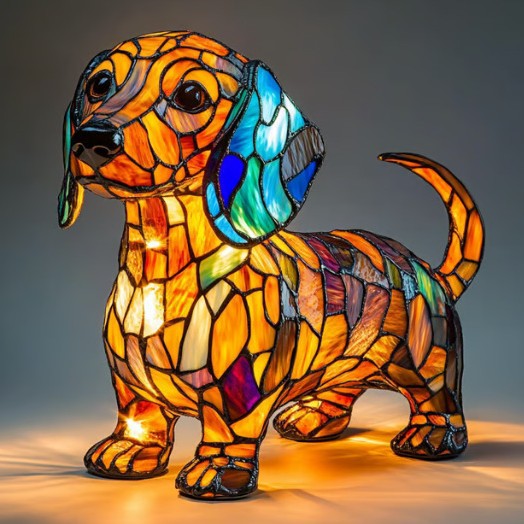 Glowing Dog Lamp